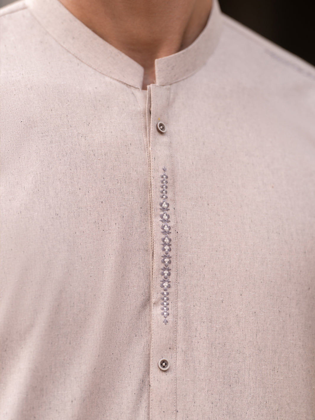 Ivory Kameez Shalwar - AL-KS-3389