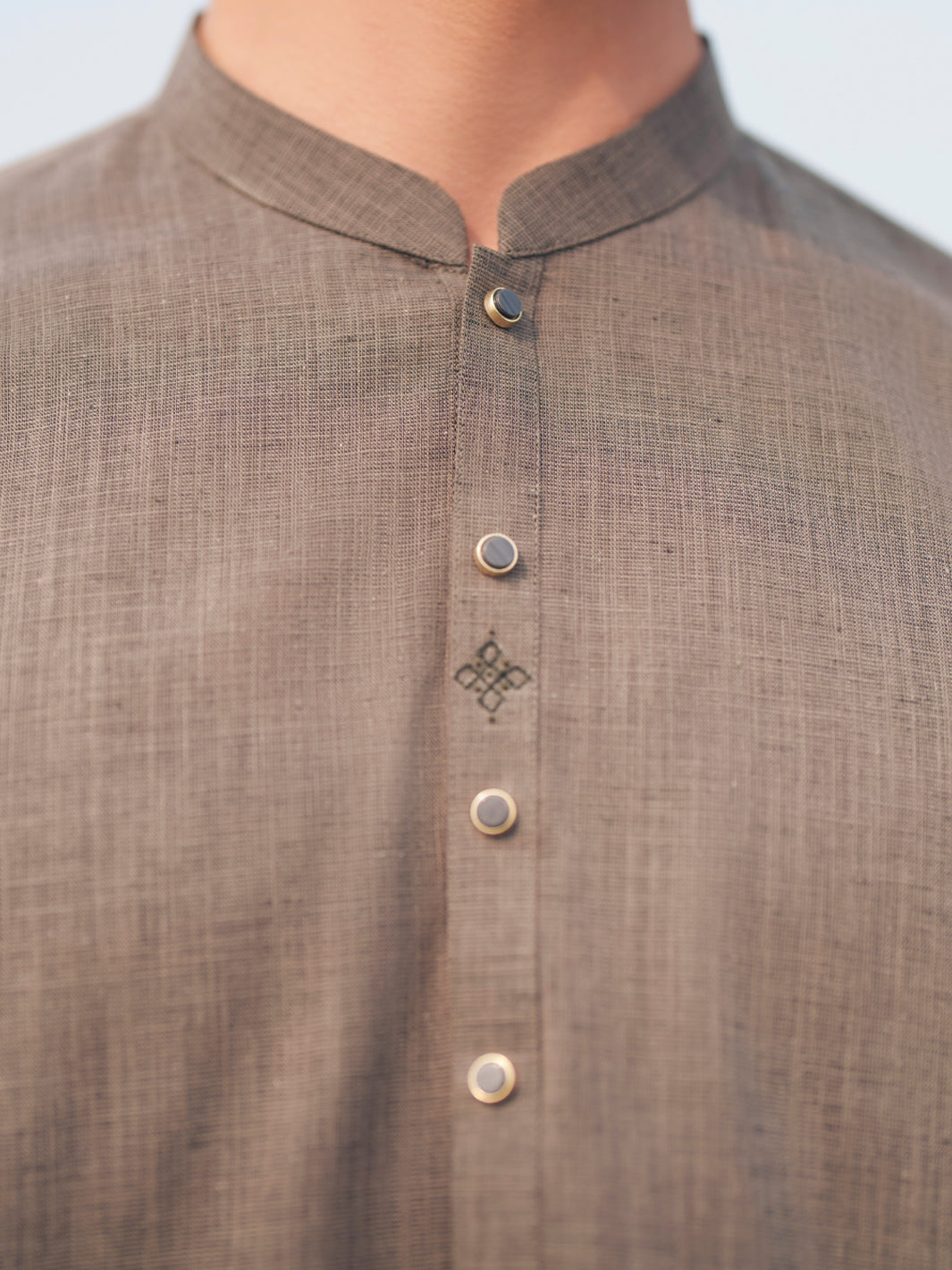 Green Cut & Sew Kameez Shalwar - AL-KS-3504