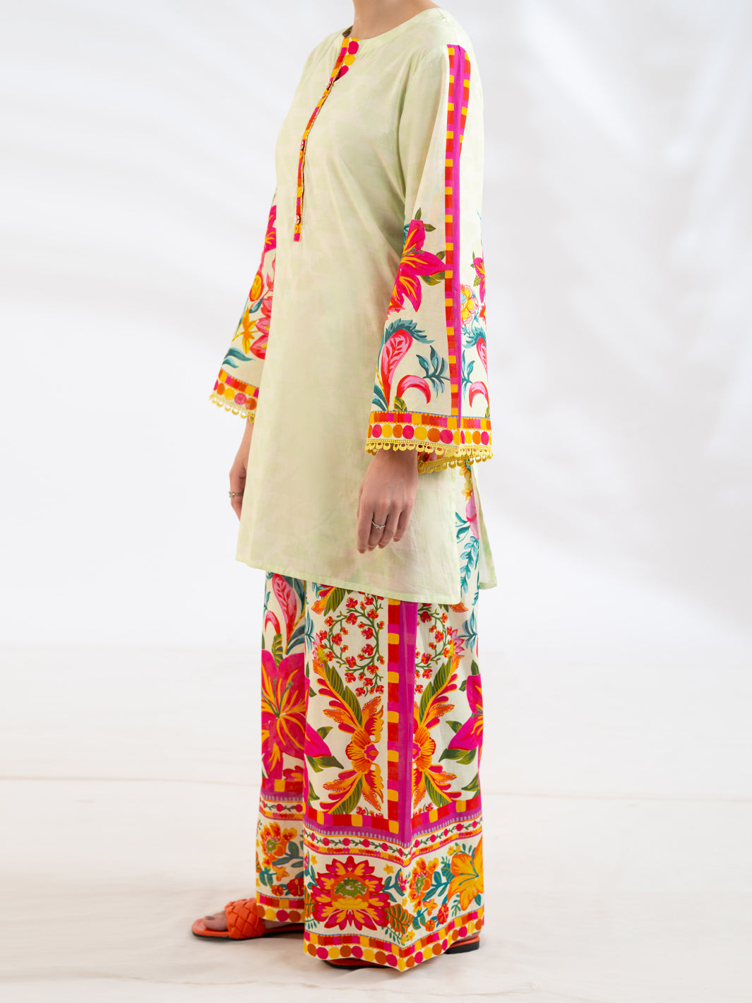 Beige Lawn 2Pc Stitched - AL-2PS-LKS-1113