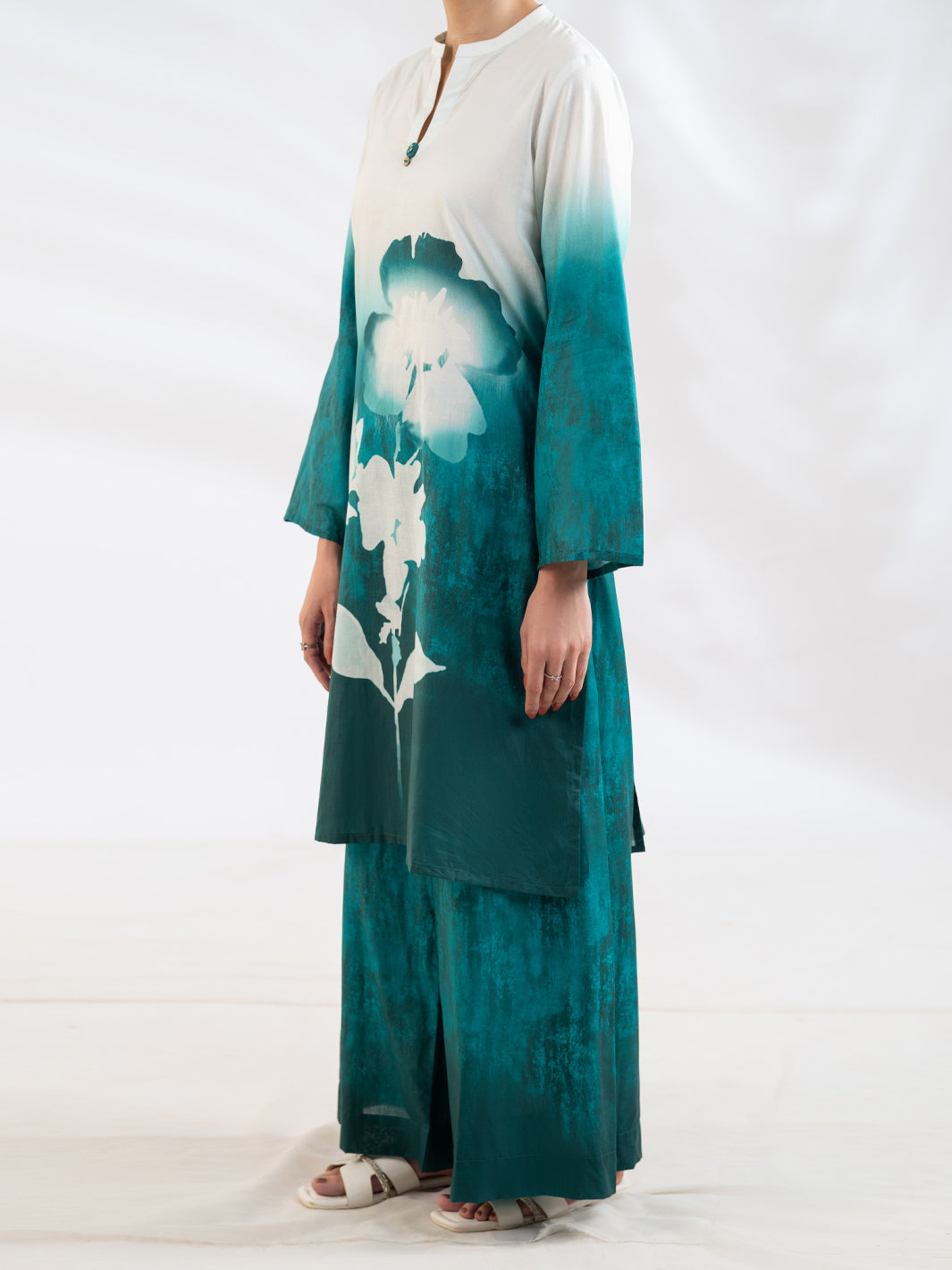 Green Lawn Stitched 2Pc - AL-2PS-LKS-1152