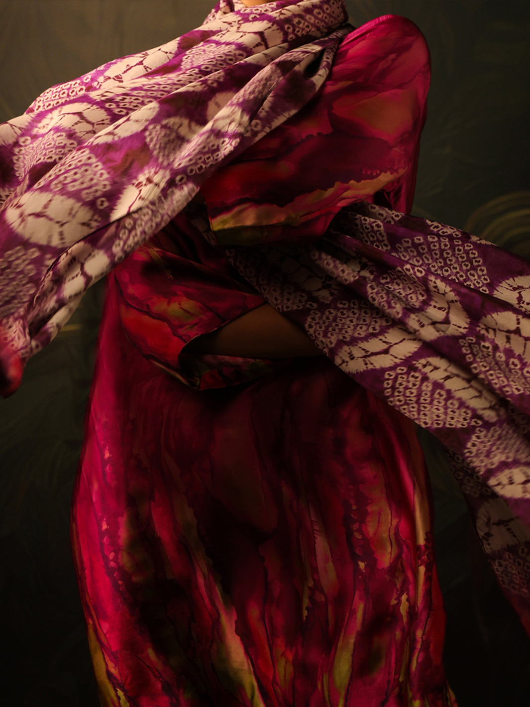 Purple Silk Formal 3Pc Stitched - AL-3PS-SS-LS-587