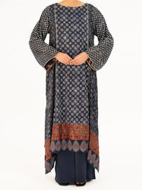 Blue Velvet Formal 2Pc Stitched - AL-LS-LKS-553