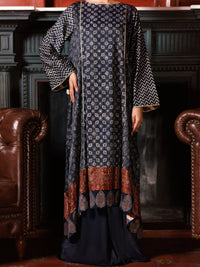 Blue Velvet Formal 2Pc Stitched - AL-LS-LKS-553