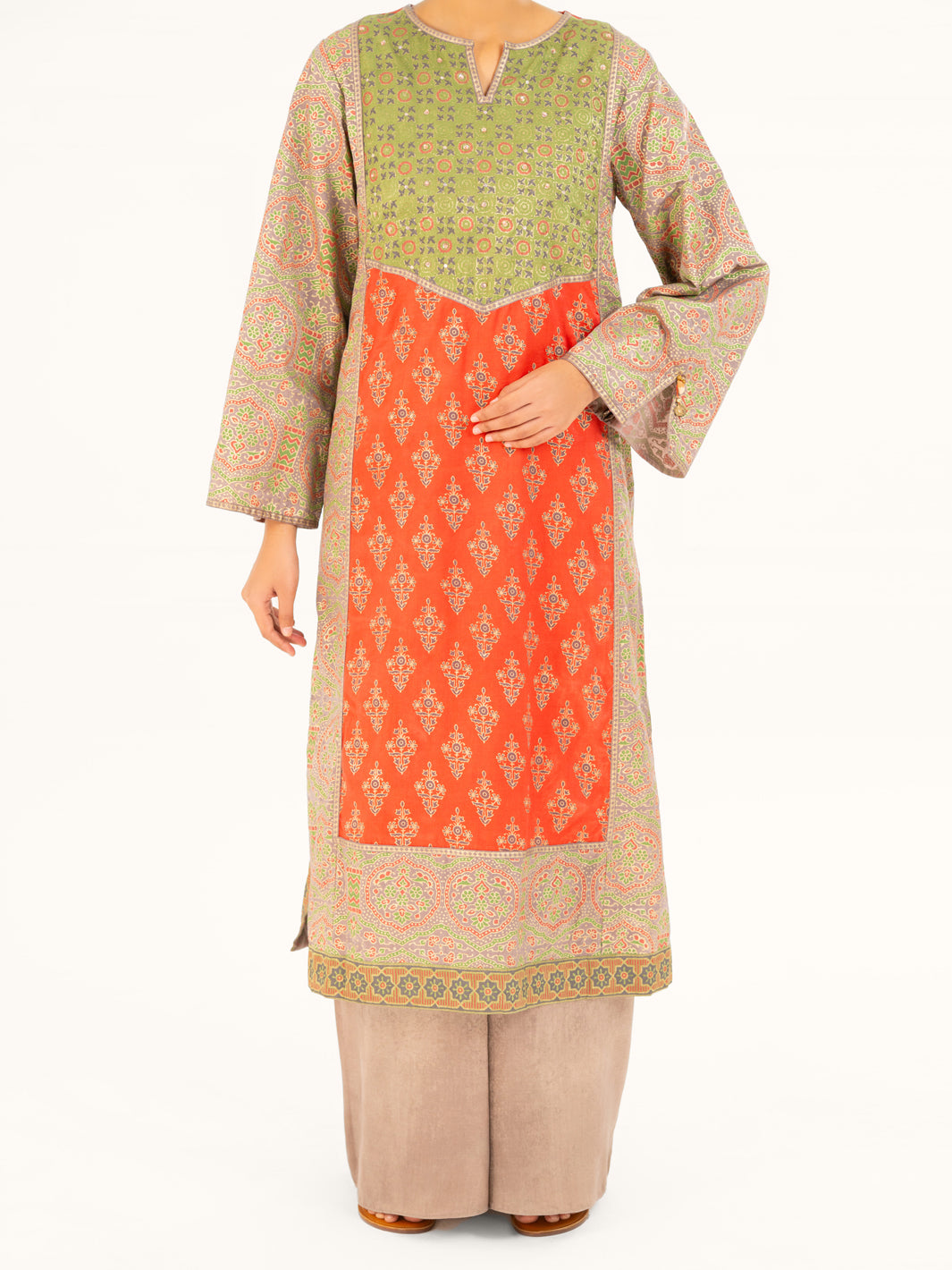 Skin Velvet Formal 2Pc Stitched - AL-LS-LKS-554