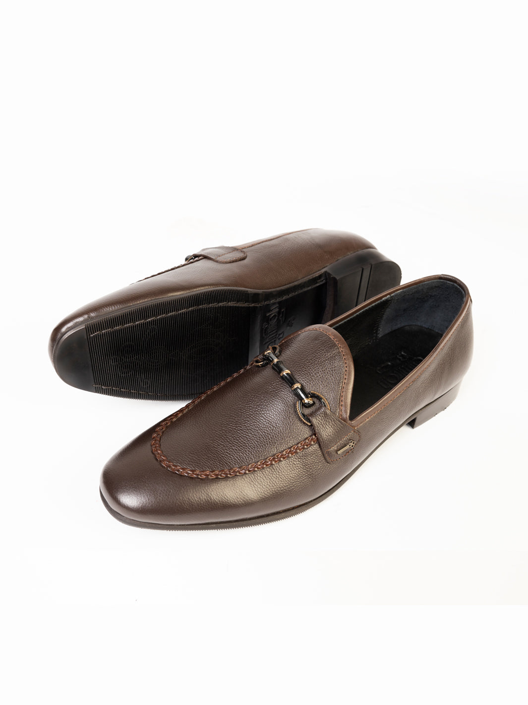 Brown Leather Shoes - AL-MSHO-036-R1