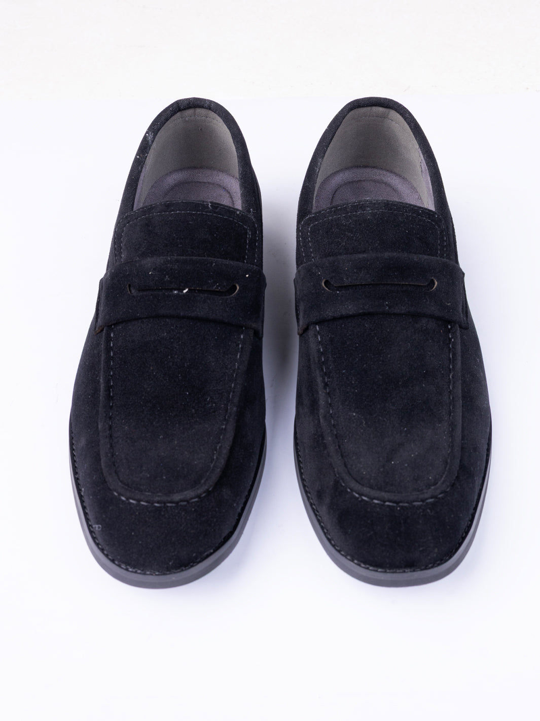 Black Suede Casual Shoes - AL-MSHO-051