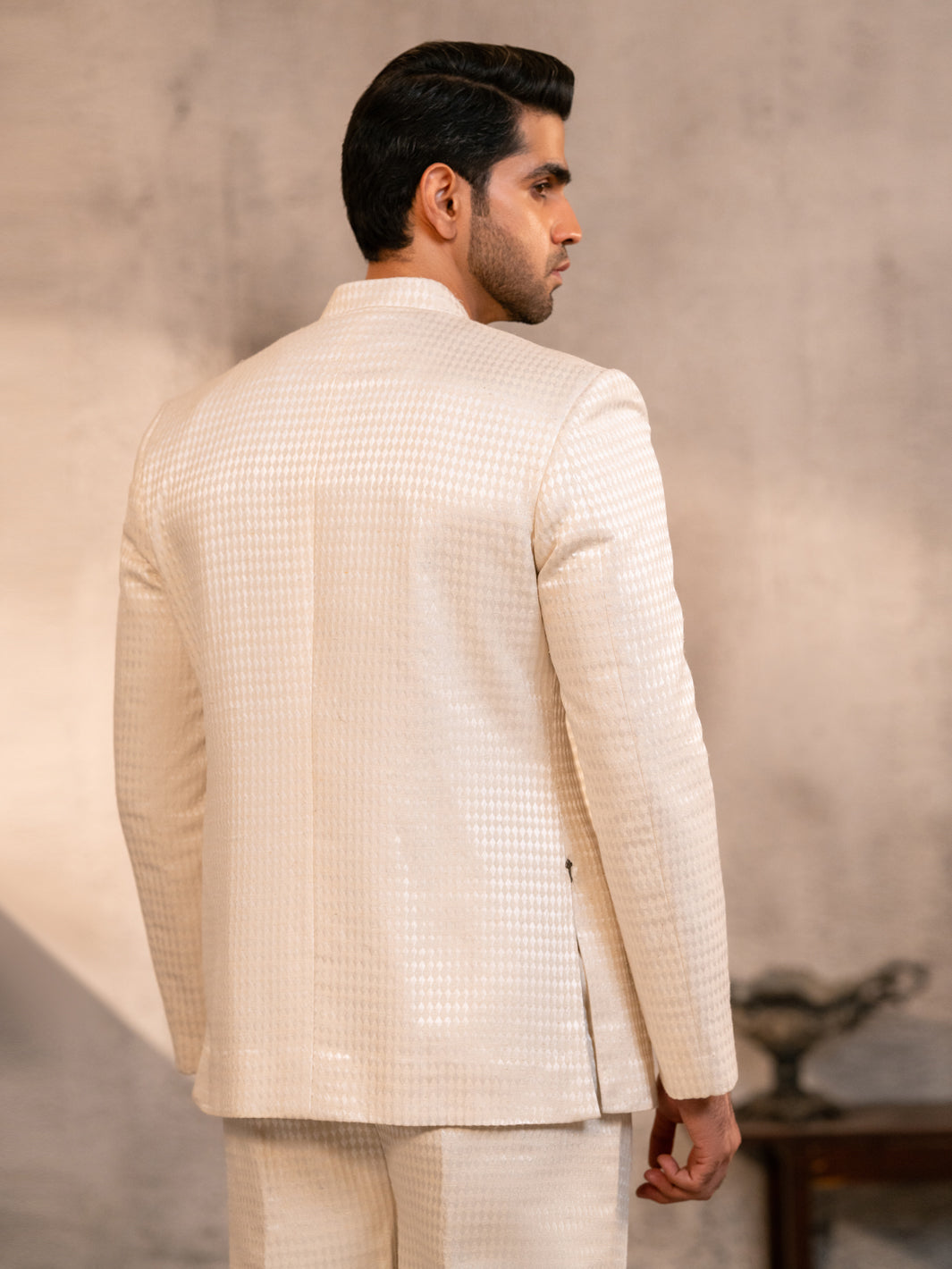 Off White Prince Coat - AL-PCS-069