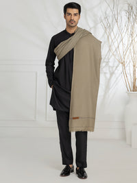 Light Brown Blended Shawl - AL-SH-034