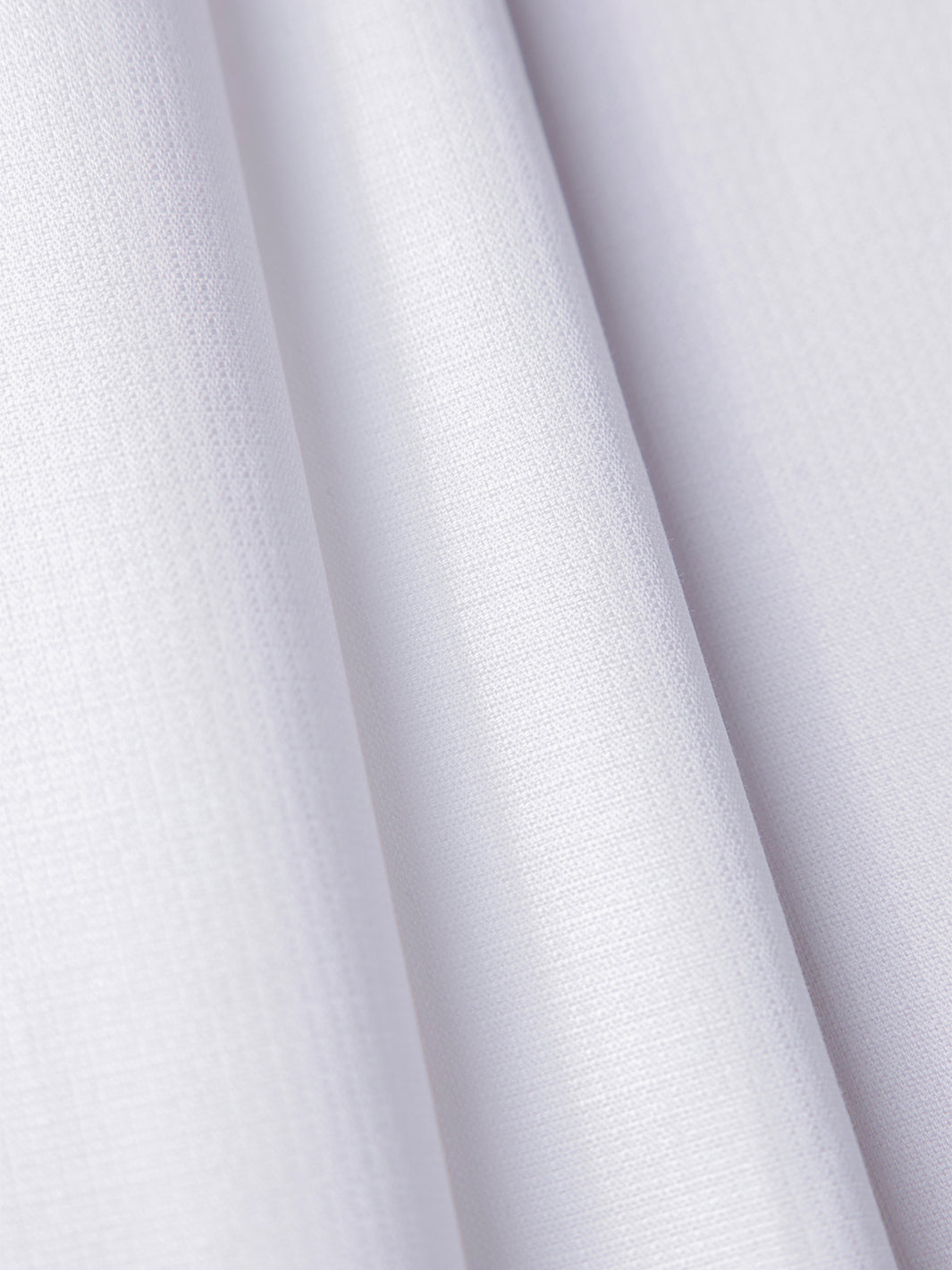 White Cotton Plain Unstitched Fabric - AL-UN-MRJ-15126