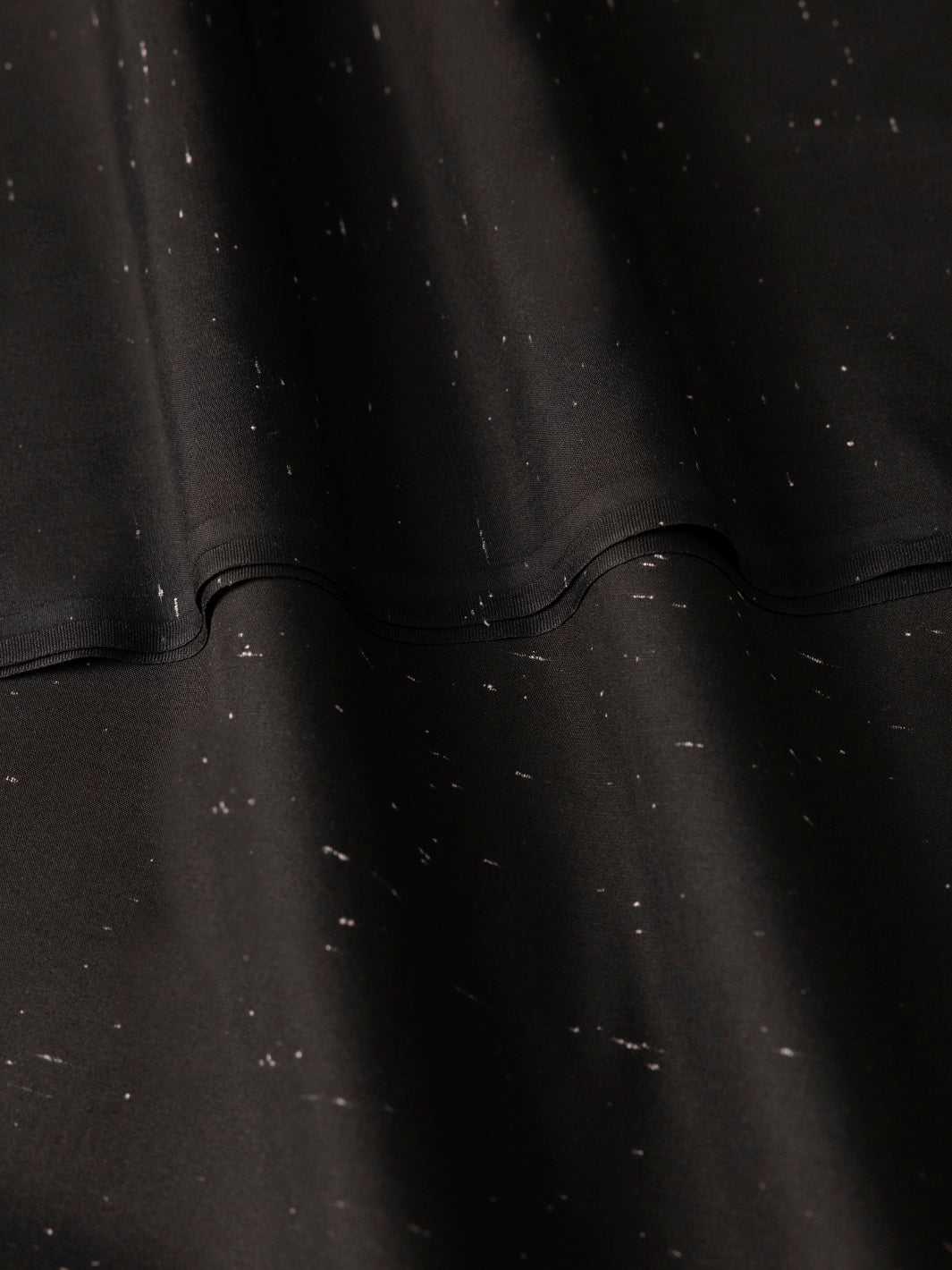 Black Blended Unstitched Fabric - AL-UN-NZM-15116