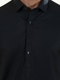 Black Kameez Shalwar - ALWA-KS-595