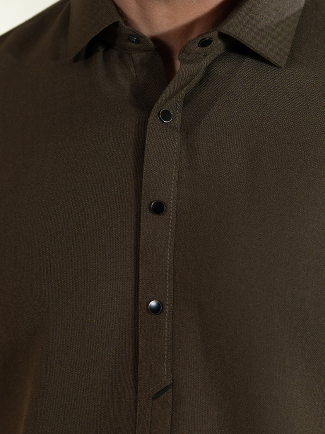 Olive Kameez Shalwar - ALWA-KS-606