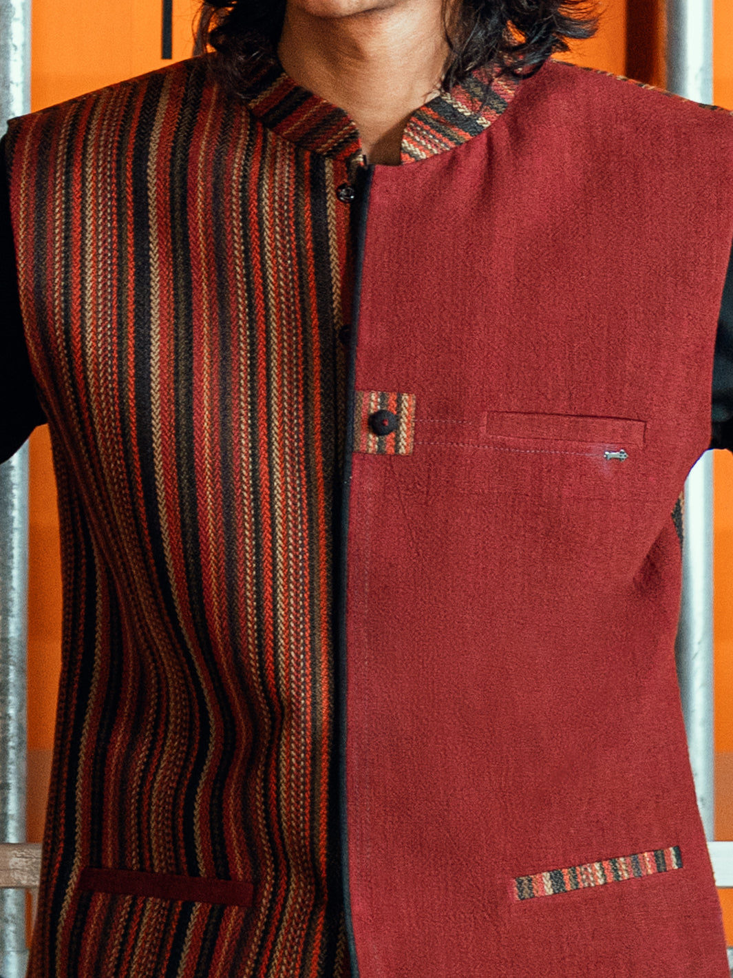 Maroon Formal Waistcoat - AL-WC-495