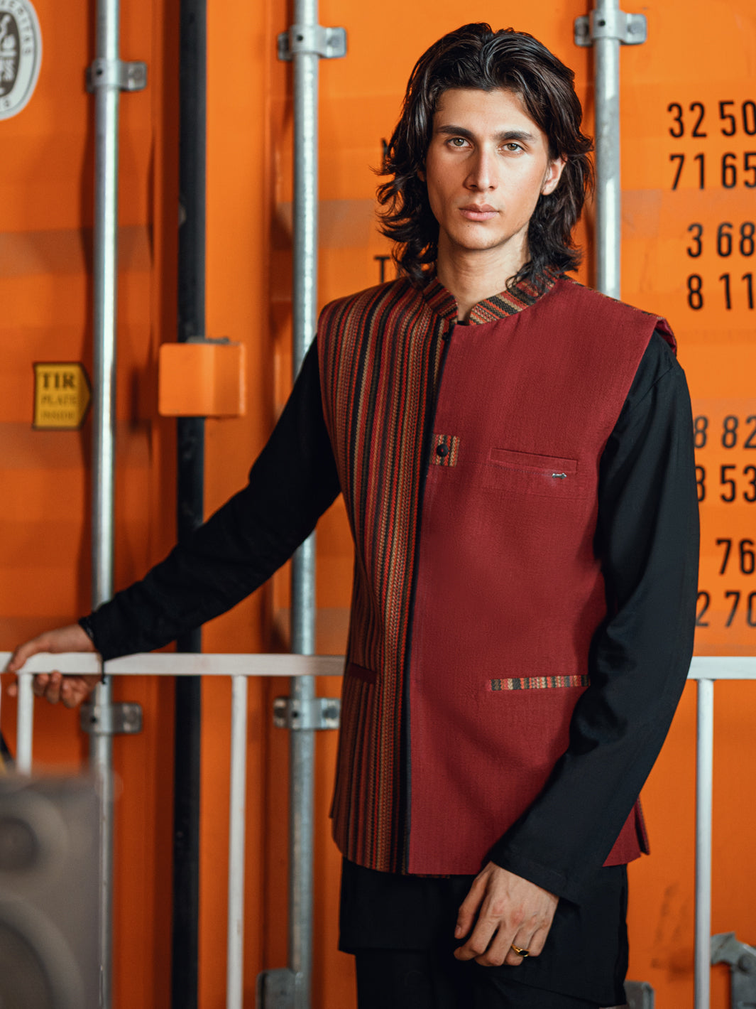Maroon Formal Waistcoat - AL-WC-495