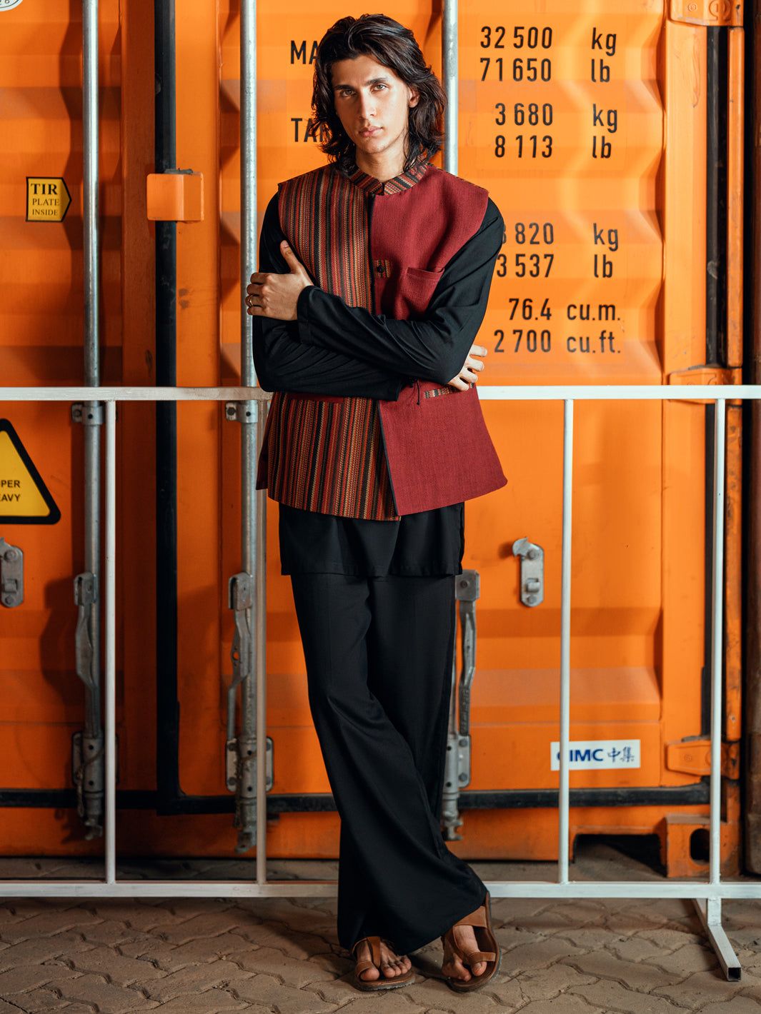 Maroon Formal Waistcoat - AL-WC-495