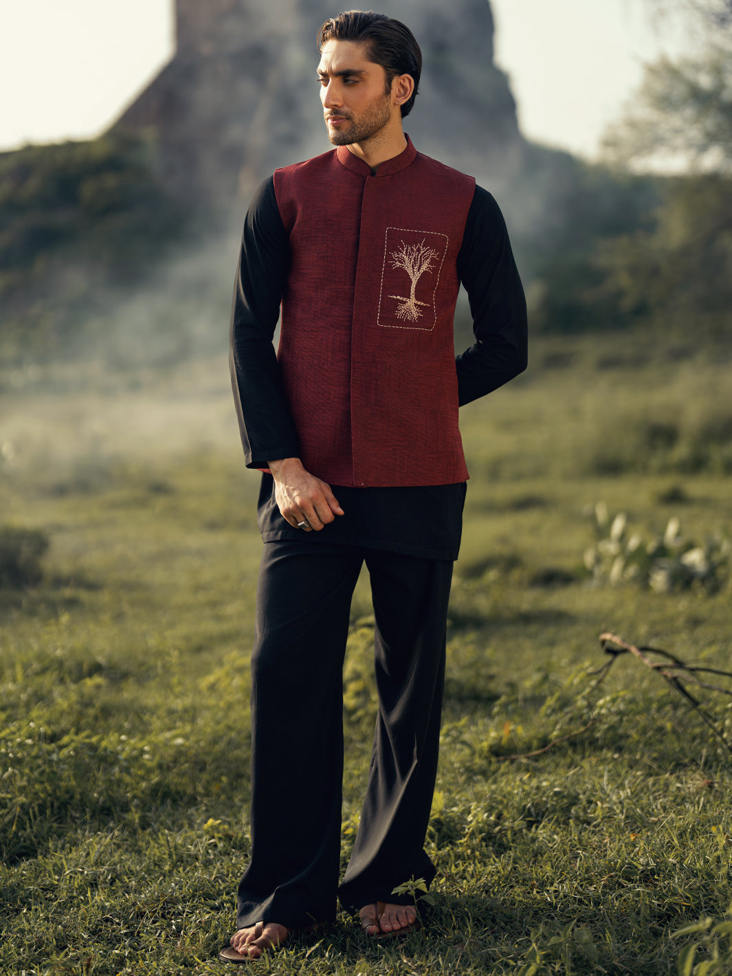 Red Waistcoat - AL-WC-596B