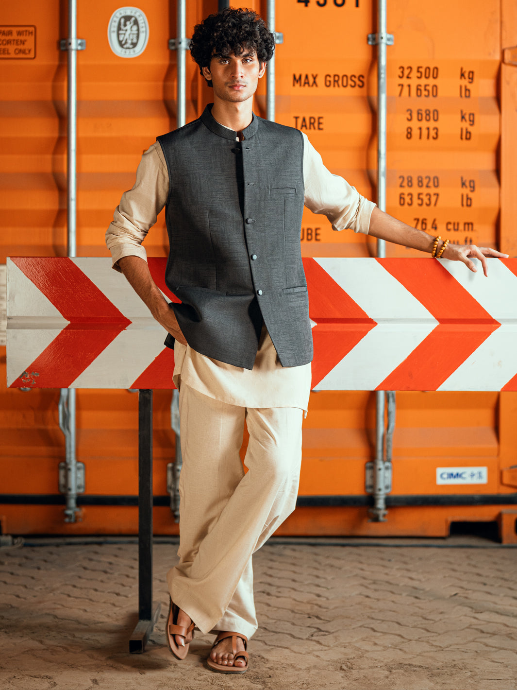 Charcoal Grey Waistcoat - AL-WC-597
