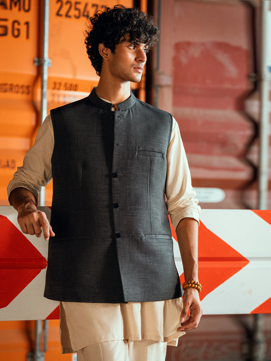 Charcoal Grey Waistcoat - AL-WC-597
