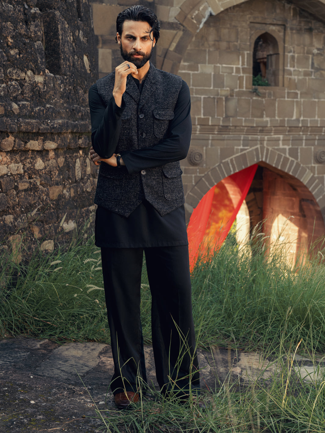 Black Waistcoat - AL-WC-599