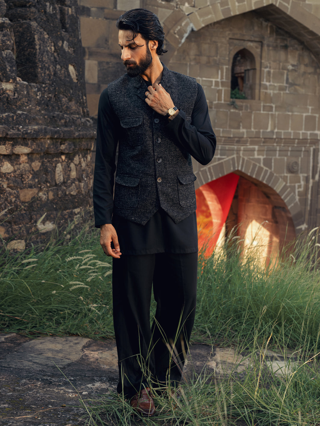 Black Waistcoat - AL-WC-599