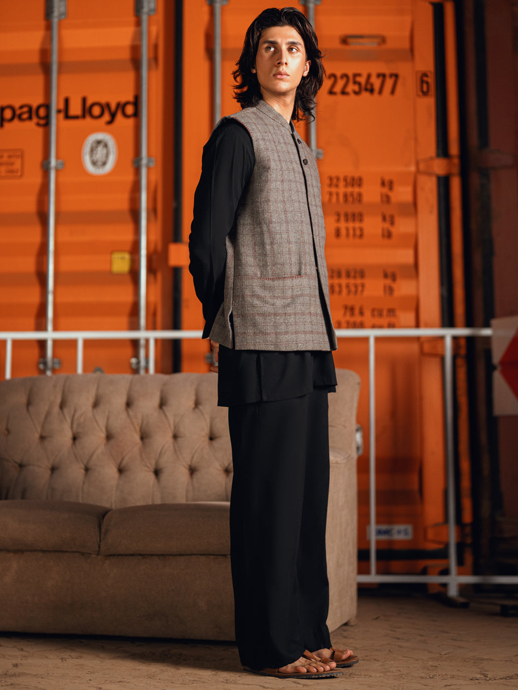 Grey Formal Waistcoat - AL-WC-600