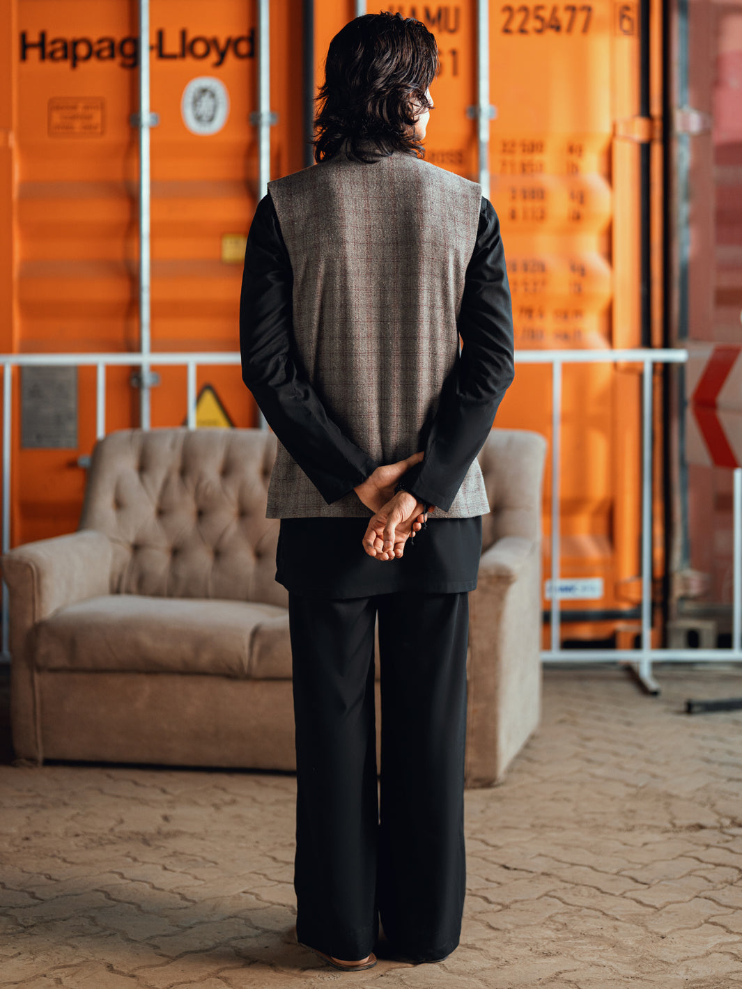 Grey Formal Waistcoat - AL-WC-600