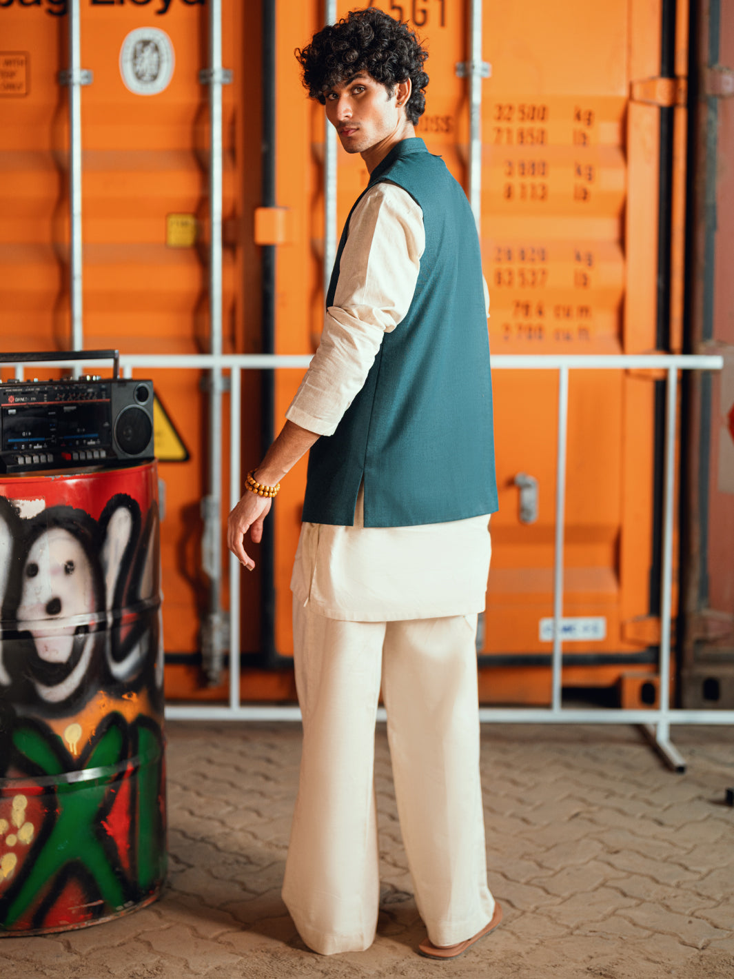 Teal Formal Waistcoat - AL-WC-604