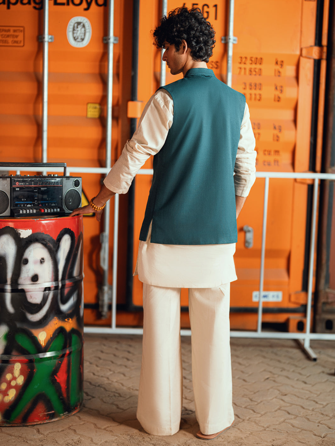 Teal Formal Waistcoat - AL-WC-604