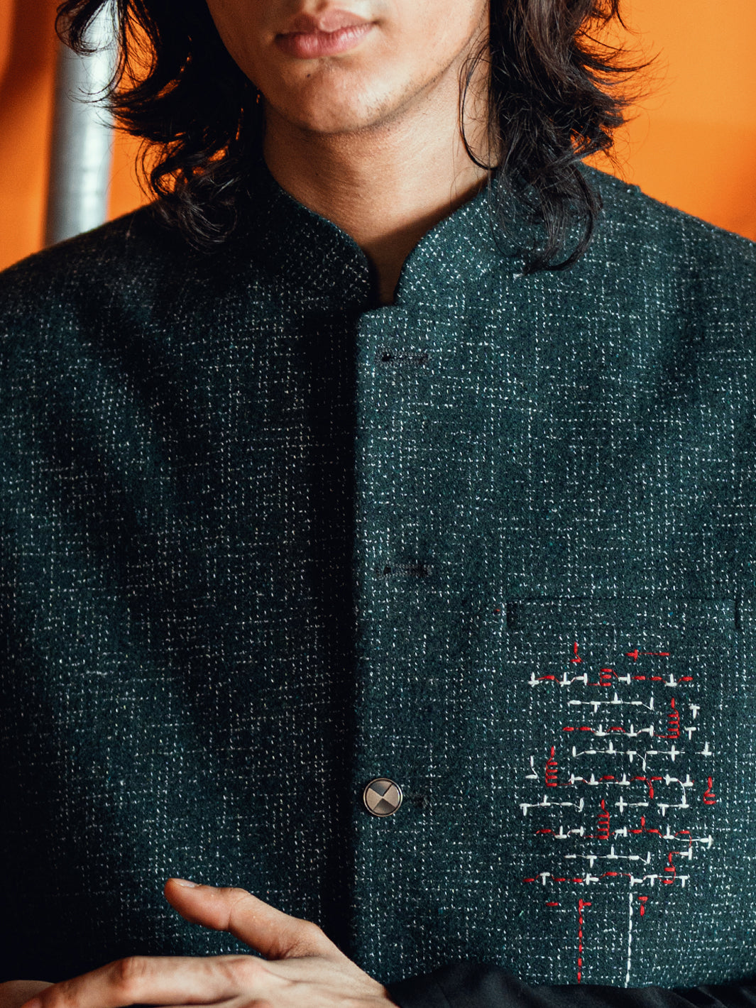 Green Formal Waistcoat - AL-WC-607