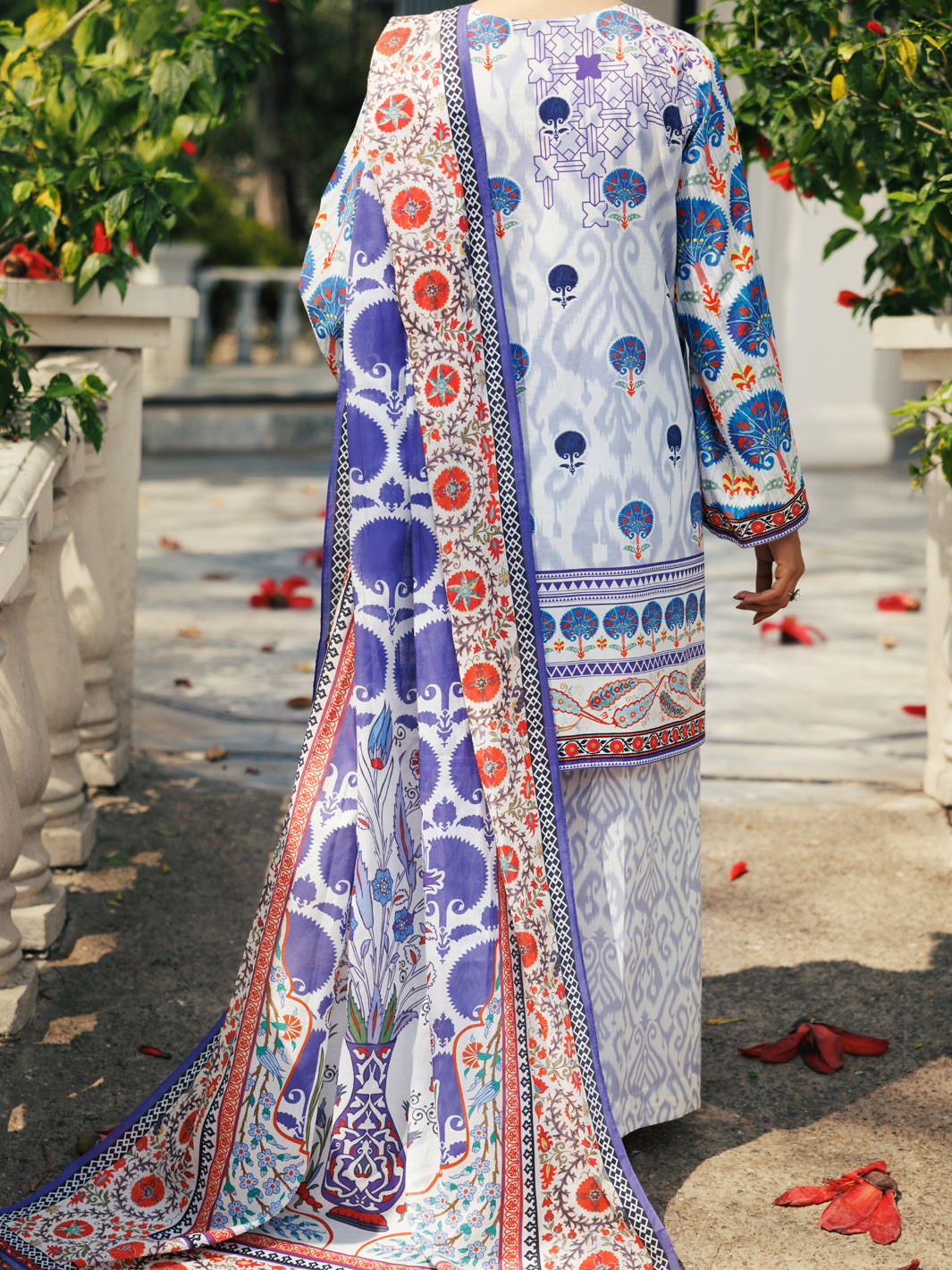 Light Blue Lawn 3 Piece Stitched - ALP-3PS-2116