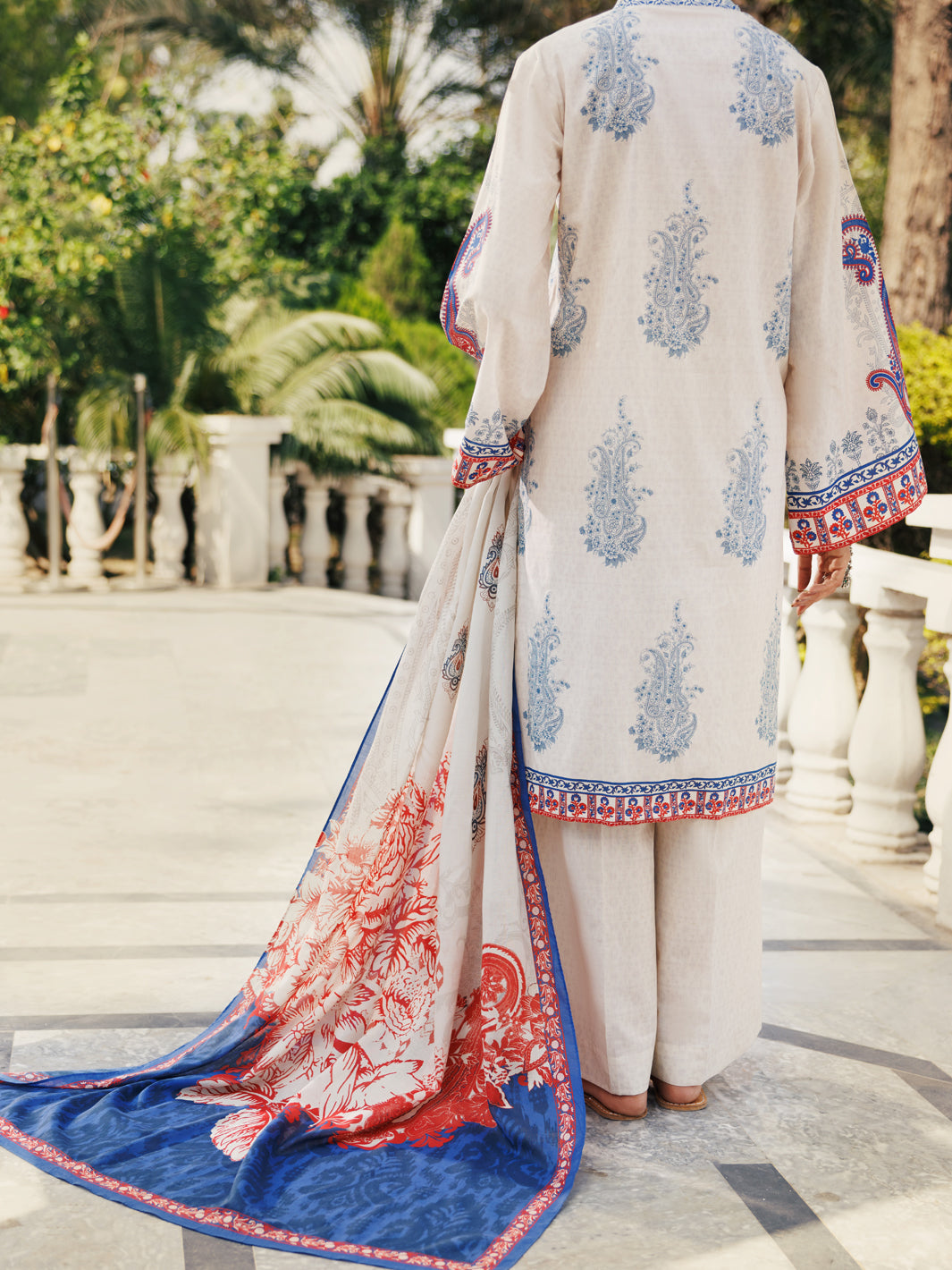 Beige Lawn 3 Piece Stitched - ALP-3PS-2118