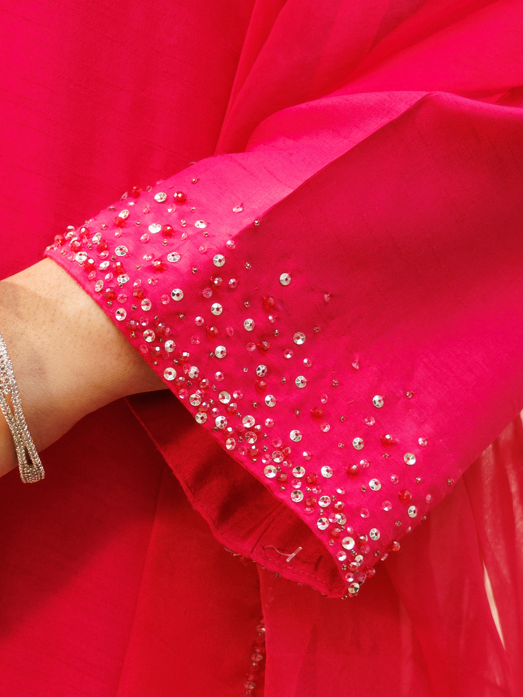 Fuchsia Raw Silk 3 Piece Stitched - ALP-3PS-2189