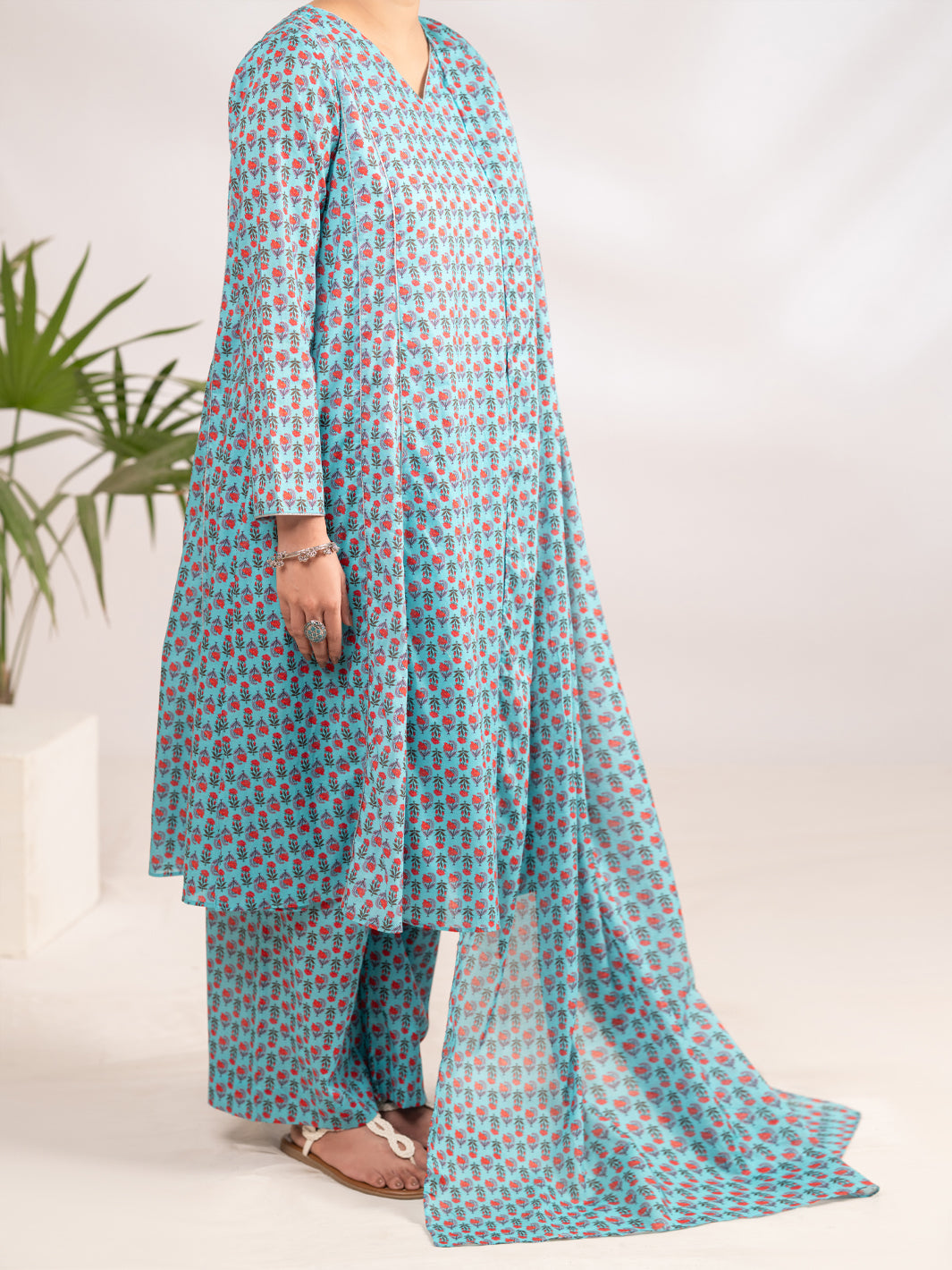 Ferozi Lawn 3Pc Stitched - ALP-3PS-2298