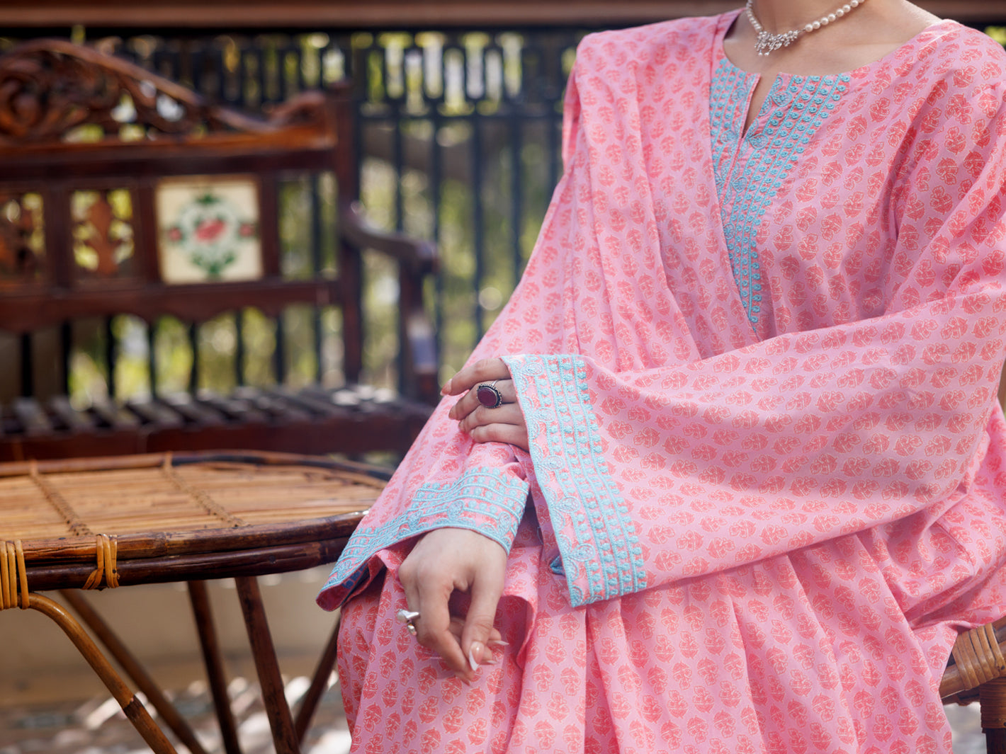 Pink Lawn Stitched 3Pc - ALP-3PS-2574