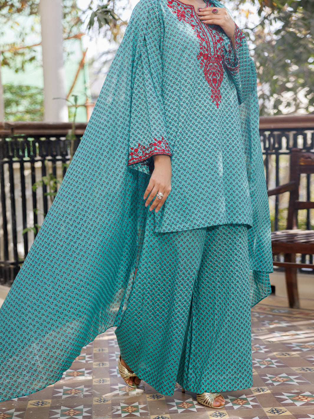 Green Lawn 3Pc Stitched - ALP-3PS-2572