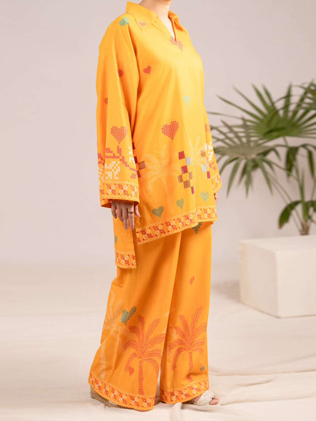 Rust 2Pc Stitched - ALP-LKS-2531