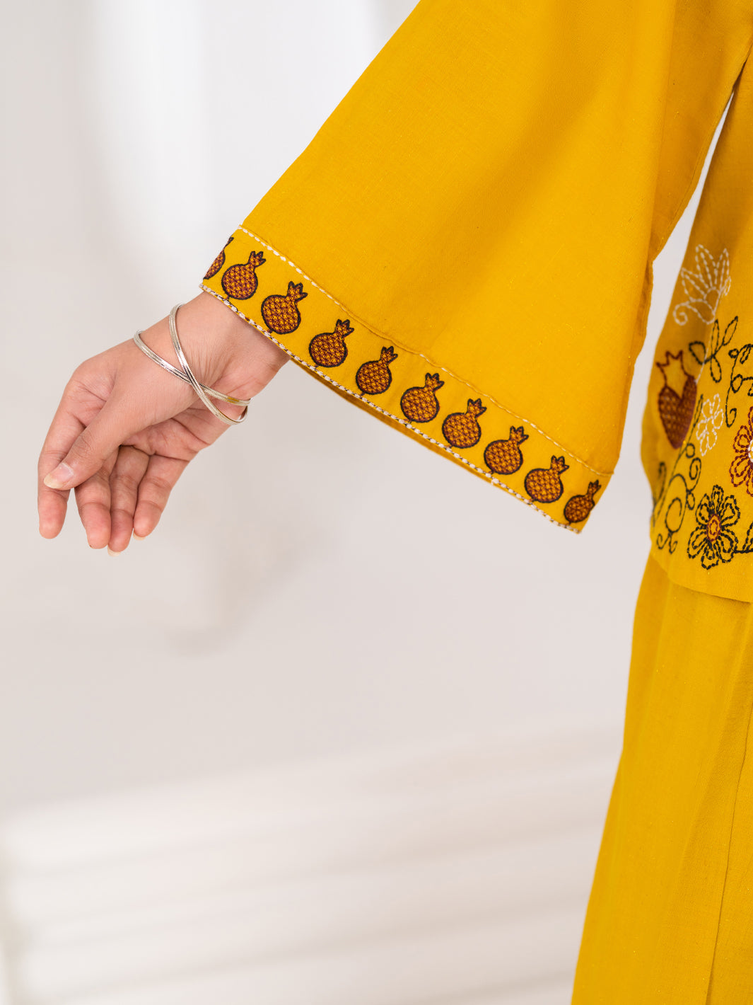 Lemon Stitched 2 Piece - ALP-2PS-LKS-2788