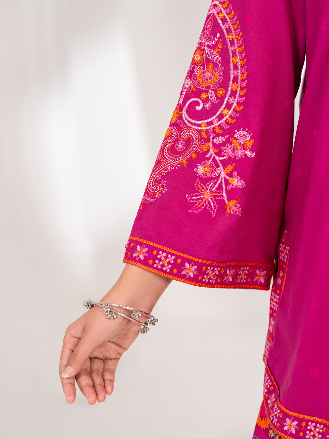 Pink Cotton Stitched 2 Piece - ALP-2PS-LKS-2796