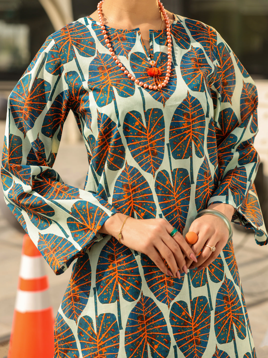 Green Lawn 2Pc Stitched - ALP-2PS-SLKS-2517