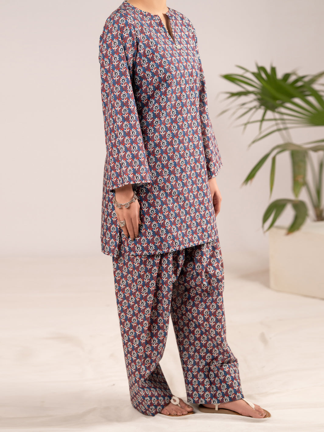 Multicolor Lawn 2Pc Stitched - ALP-2PS-SLKS-2554