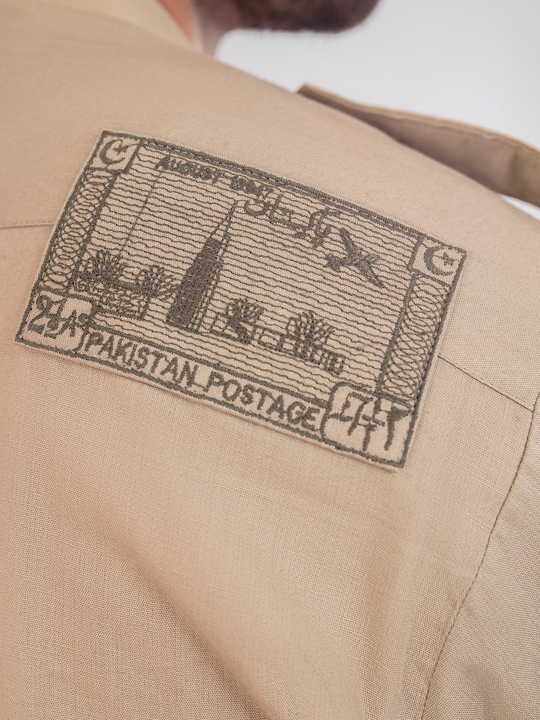 Camel Brown Cambric Short Kurta - ALSK015