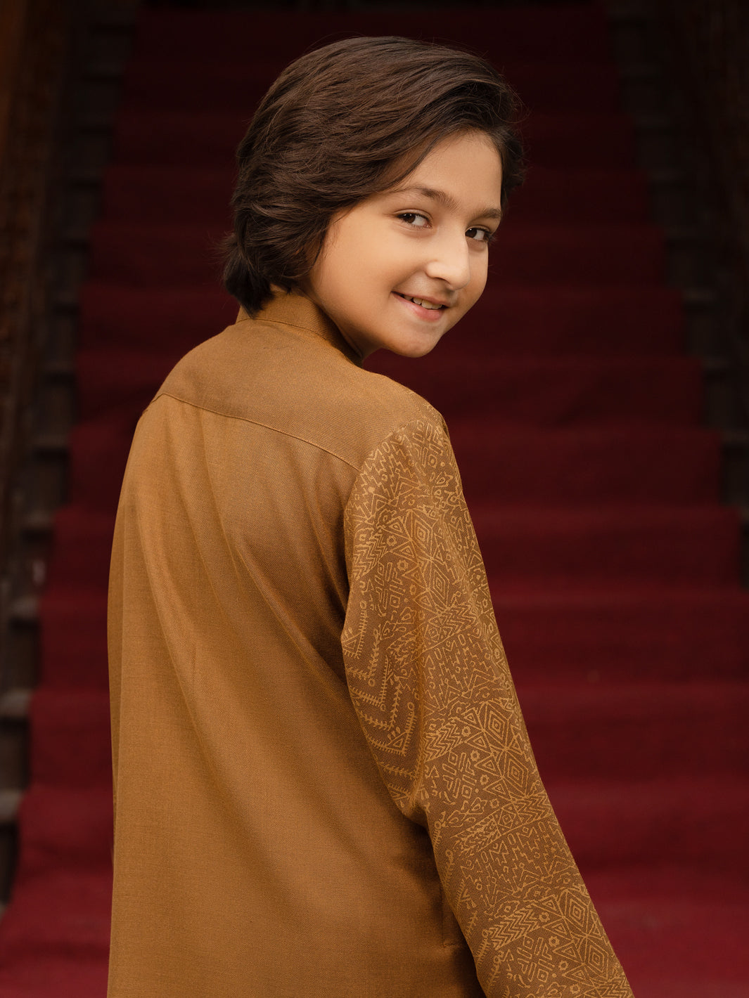 Brown Blended Kurta - ALT-K-035B