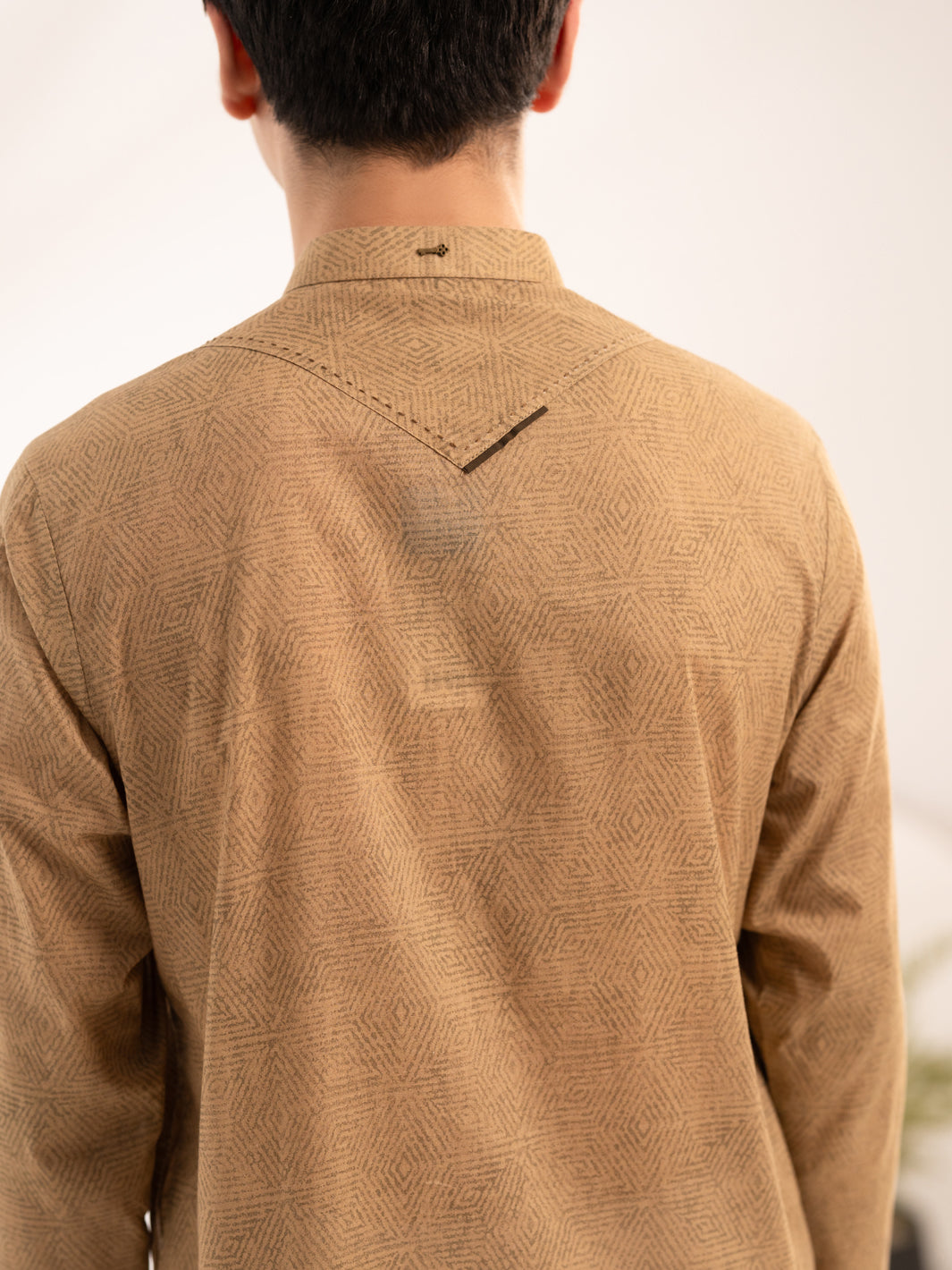 Beige Cotton Kurta - ALT-K-067