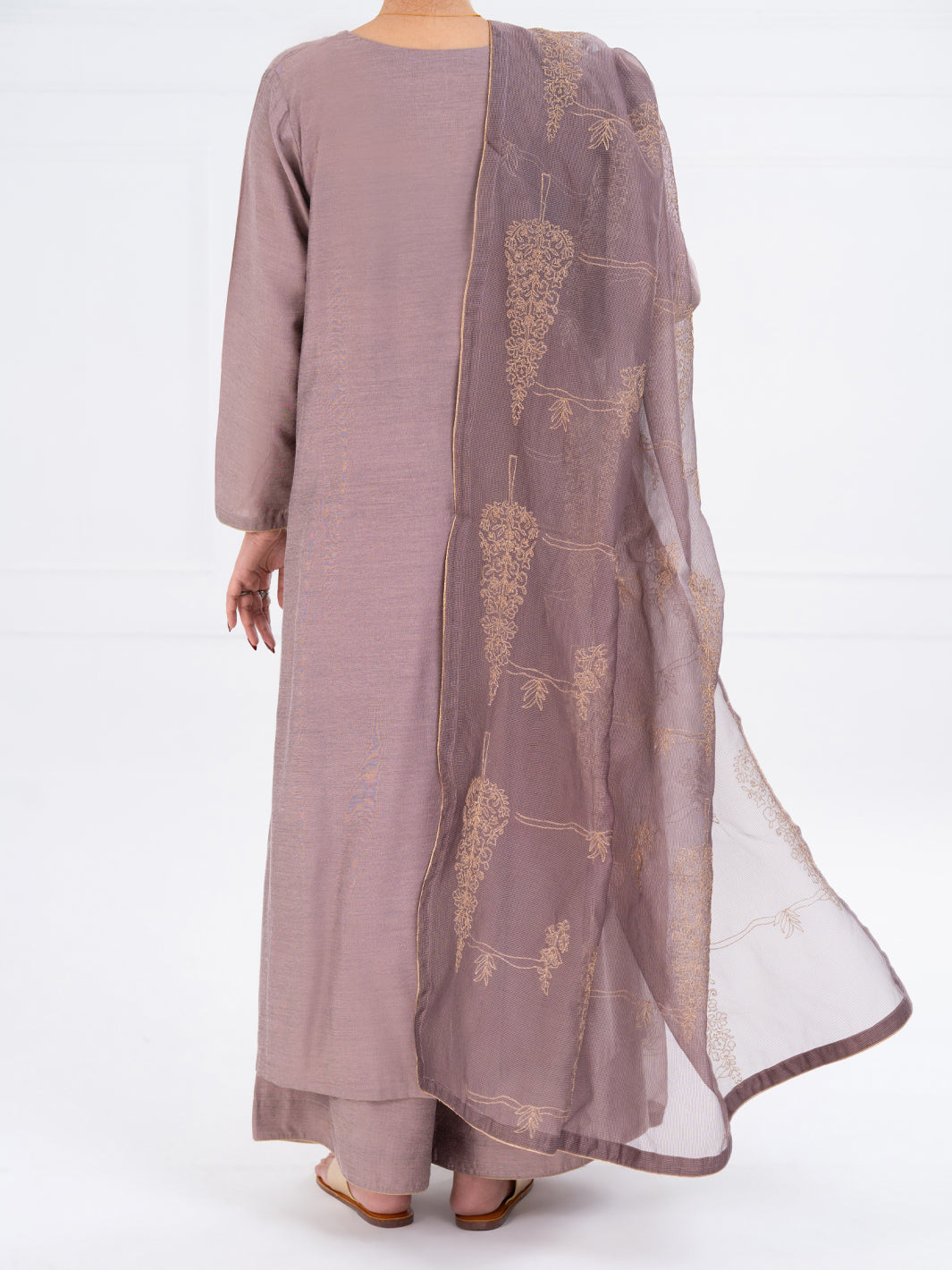 Fawn Yarn Dyed 3Pc Stitched - AWP-3PS-760