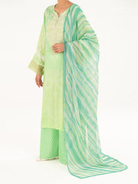 Light Green Thai Silk 3Pc Stitched - AWP-3PS-782