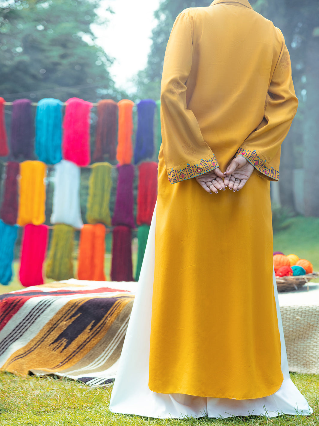 Mustard Viscose Tunic - AWP-LK-613
