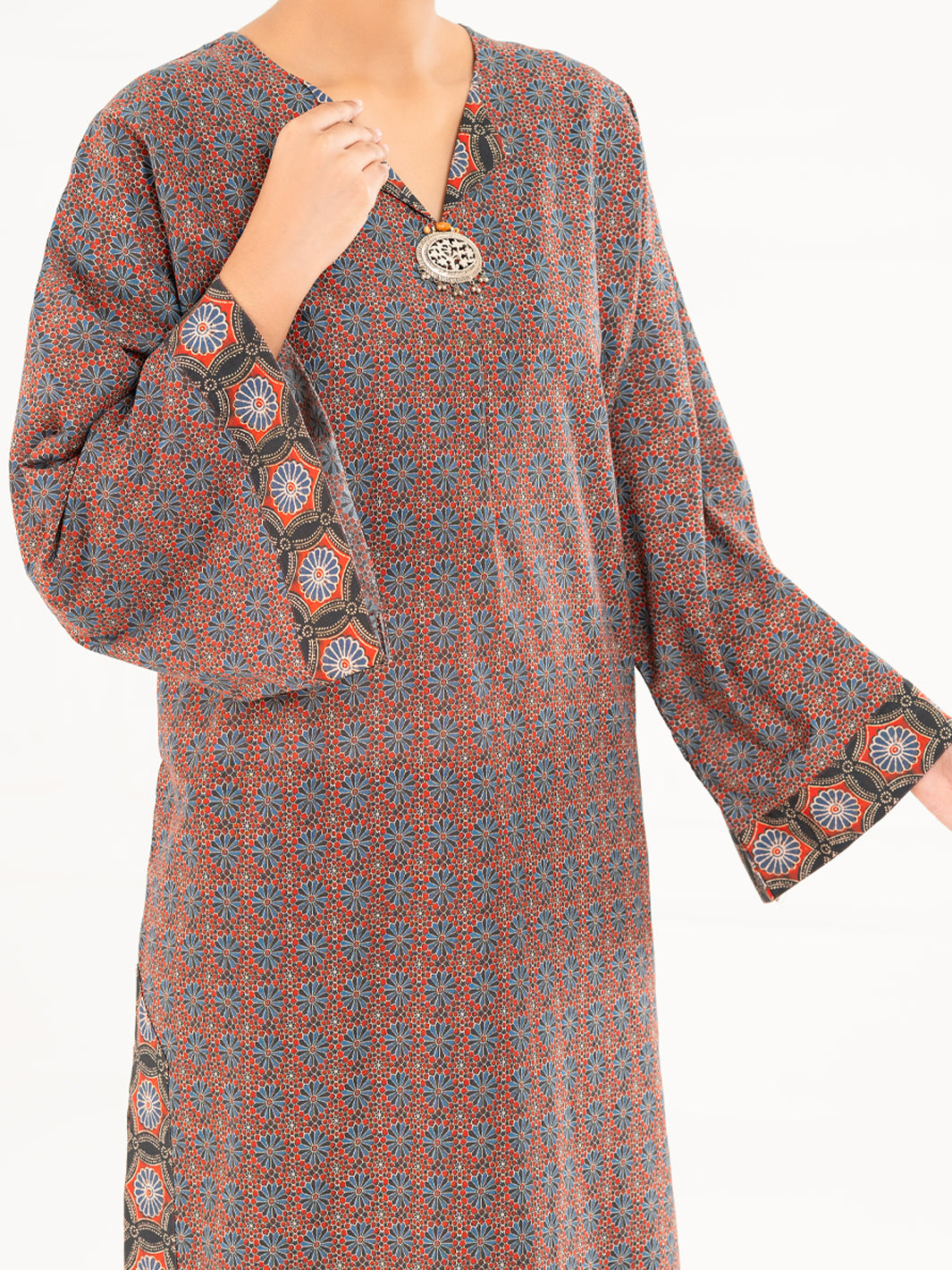Multicolor Cambric Kurti - AWP-LK-910