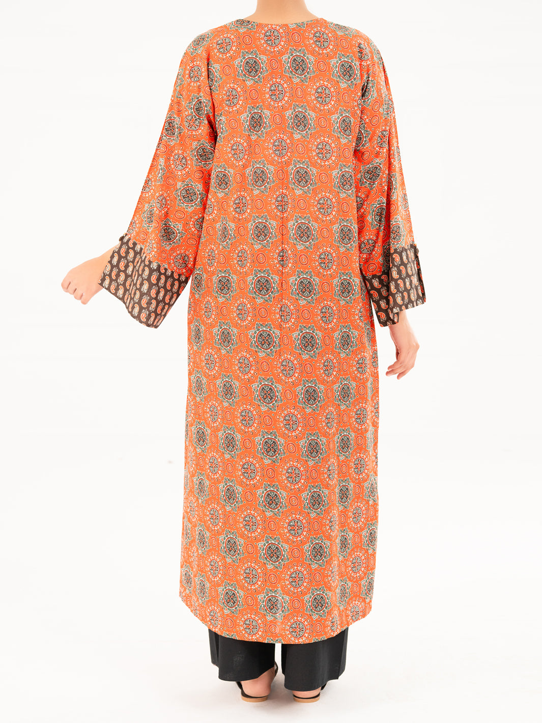 Orange Cambric Kurti - AWP-LK-911