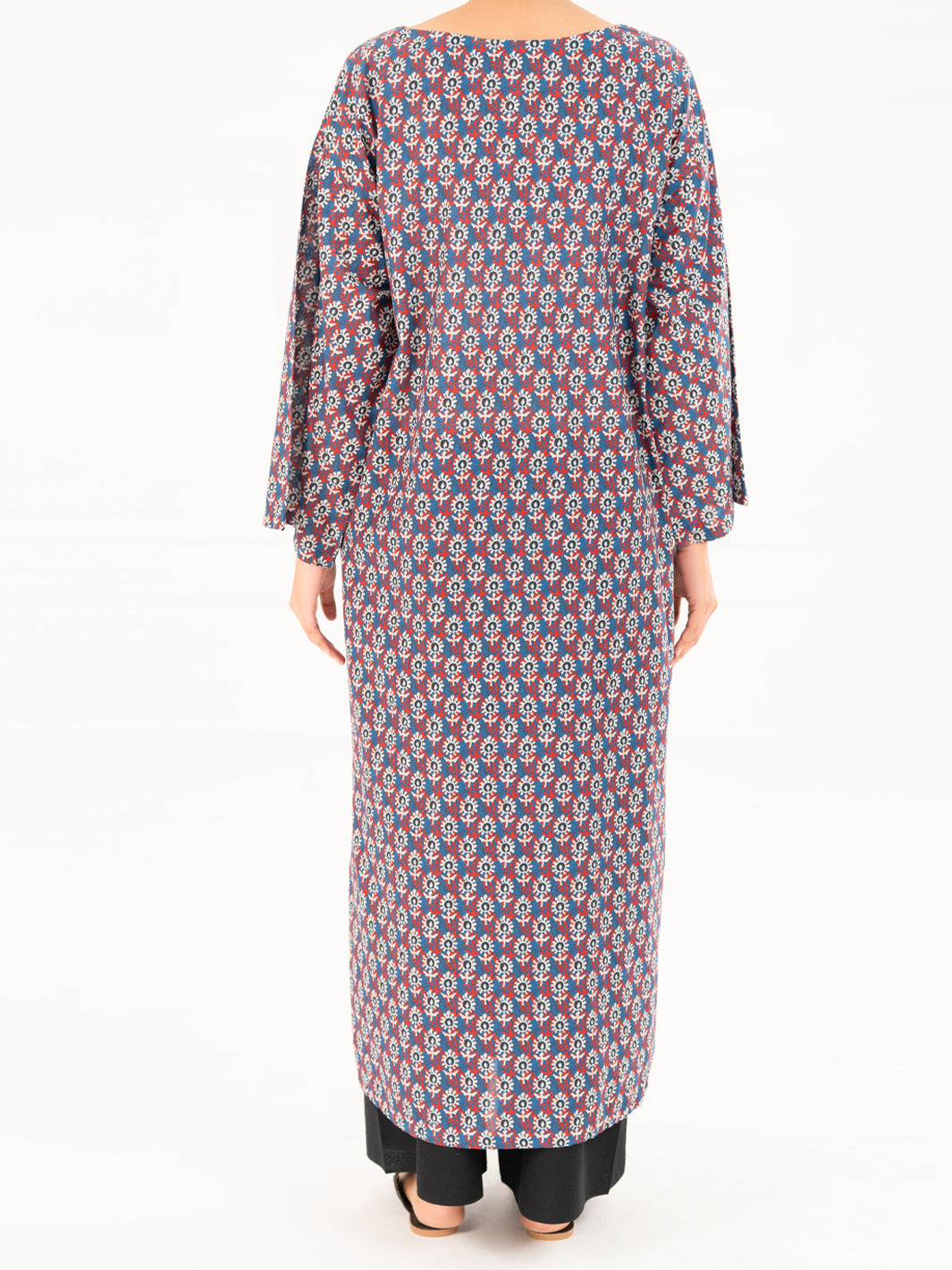 Blue Cambric Kurti - AWP-LK-912