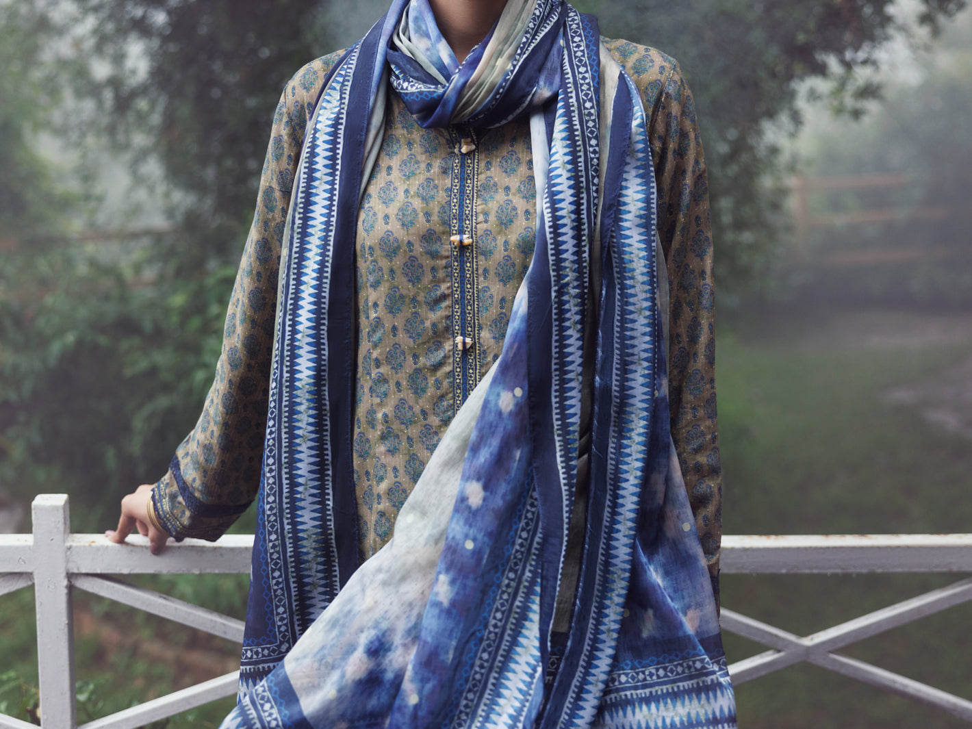 Sage Green Khaddar 2Pc Unstitched - AWP-2PS-LKD-838